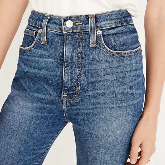 Madewell Momjean High Rise Slouchy Taper Comfort Stretch Edition Size 26 #K9929 - Picture 4 of 16